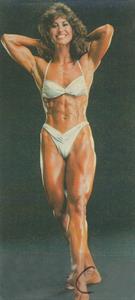 Rachel McLish in a bikini