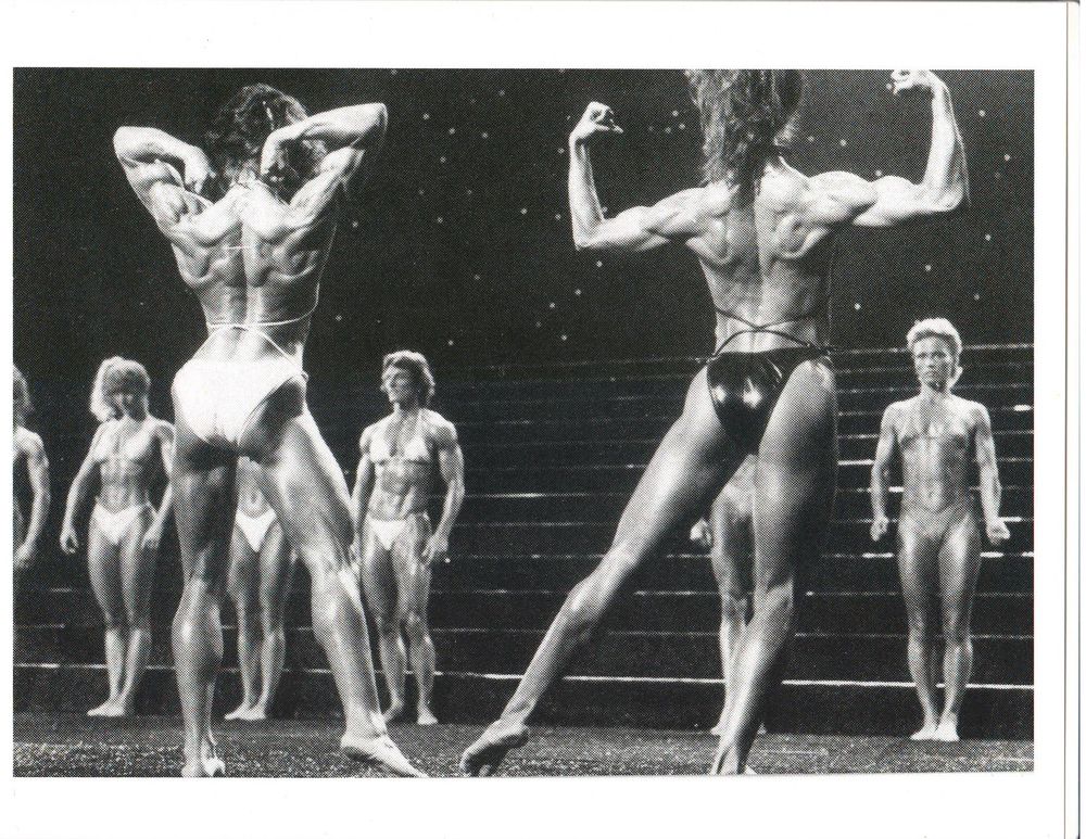 Rachel McLish in a bikini