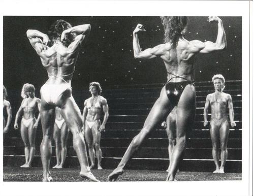 Rachel McLish in a bikini