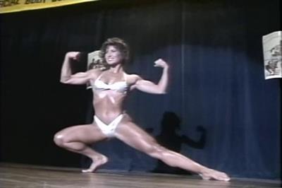 Rachel McLish in a bikini