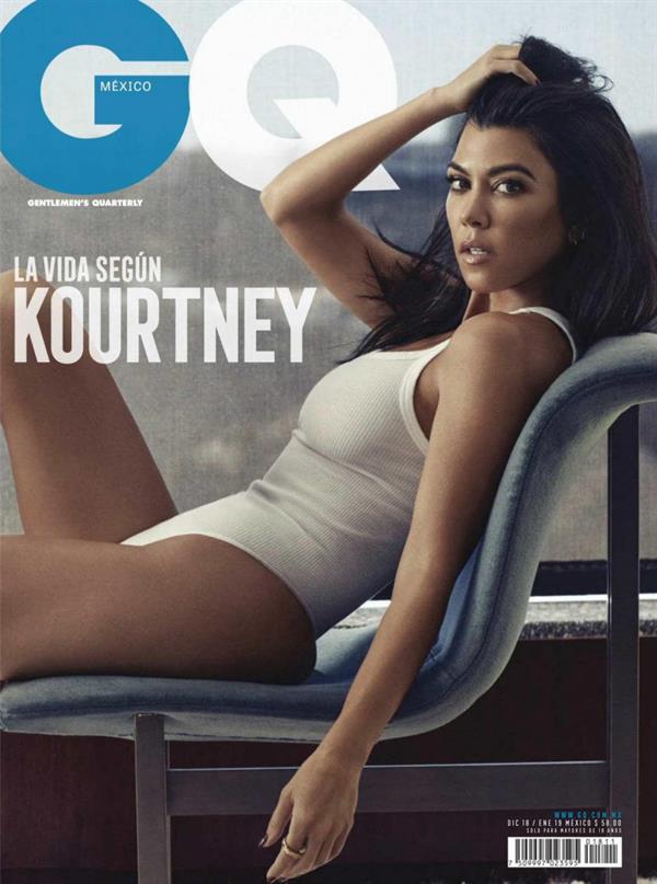 Kourtney Kardashian nude in GQ Mexico for December 2018