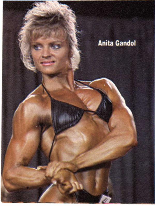 Anita Gandol in a bikini