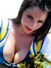 Connie Carter in a bikini