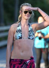 Anne Vyalitsyna in a bikini