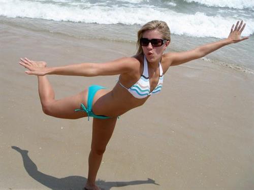 Justine Ezarik in a bikini