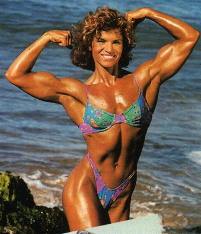 Marjo Selin in a bikini