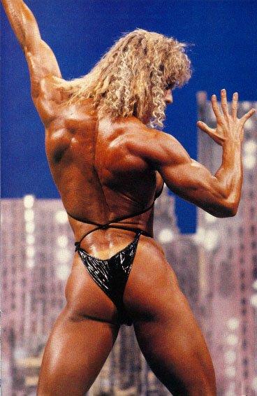 Cory Everson in a bikini - ass