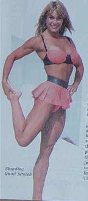 Cory Everson in a bikini
