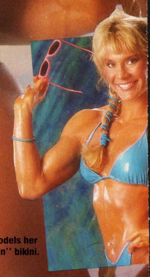 Cory Everson in a bikini