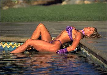 Cory Everson in a bikini