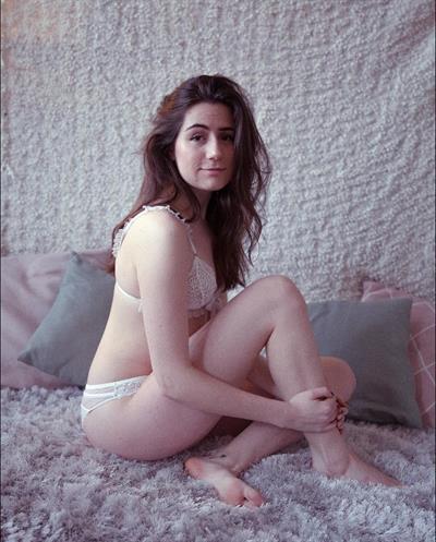 Dodie Clark in lingerie