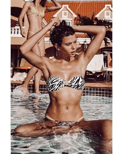Georgia Fowler in a bikini