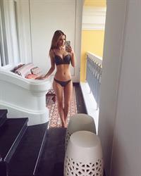 Marina Laswick in a bikini