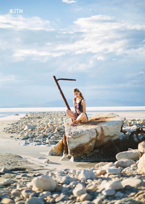 Marina Laswick in a bikini