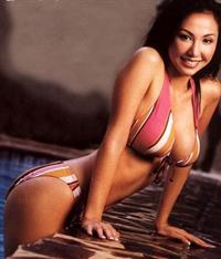 Maureen Larrazabal in a bikini