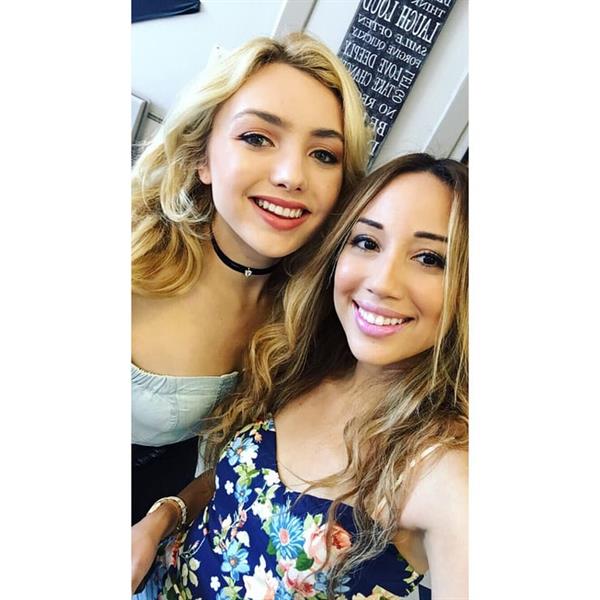 Peyton List taking a selfie