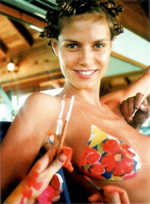 Heidi Klum in a bikini