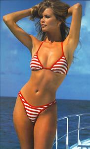 Claudia Schiffer in a bikini