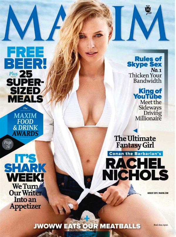 Rachel Nichols in a bikini