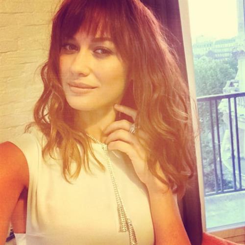 Olga Kurylenko taking a selfie