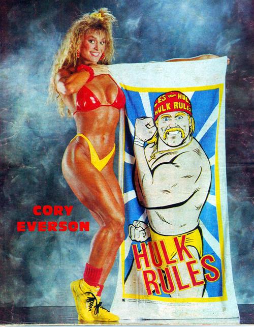 Cory Everson in a bikini