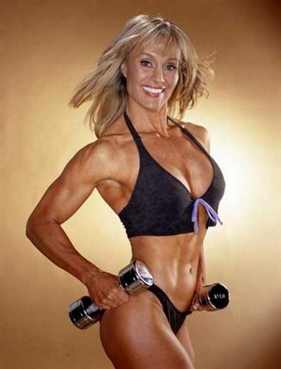 Cory Everson in a bikini