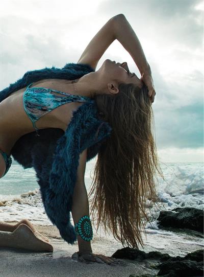 Jessica Miller in a bikini