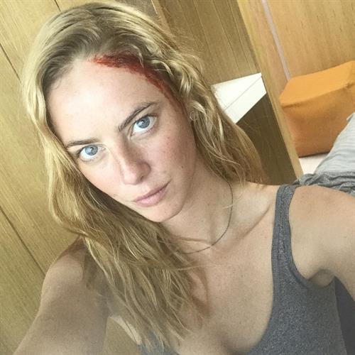 Kaya Scodelario taking a selfie