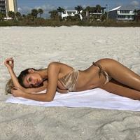 Ashley Marie Dickerson in a bikini