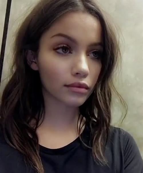 Audreyana Michelle taking a selfie