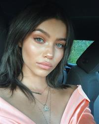 Audreyana Michelle taking a selfie