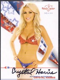 Crystal Harris in a bikini