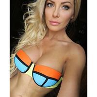 Crystal Harris in a bikini