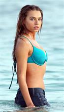 Indiana Evans in a bikini