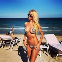 Victoria Silvstedt in a bikini