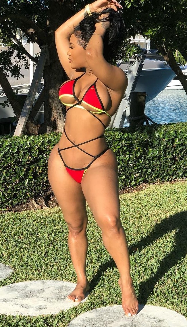 Lira Mercer in a bikini