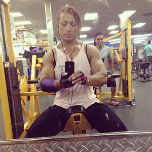 Alicia Alfaro taking a selfie