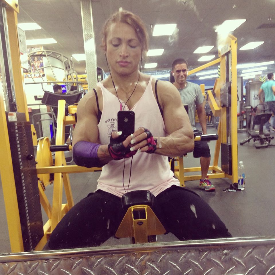 Alicia Alfaro taking a selfie