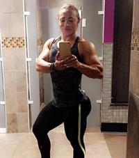 Alicia Alfaro taking a selfie