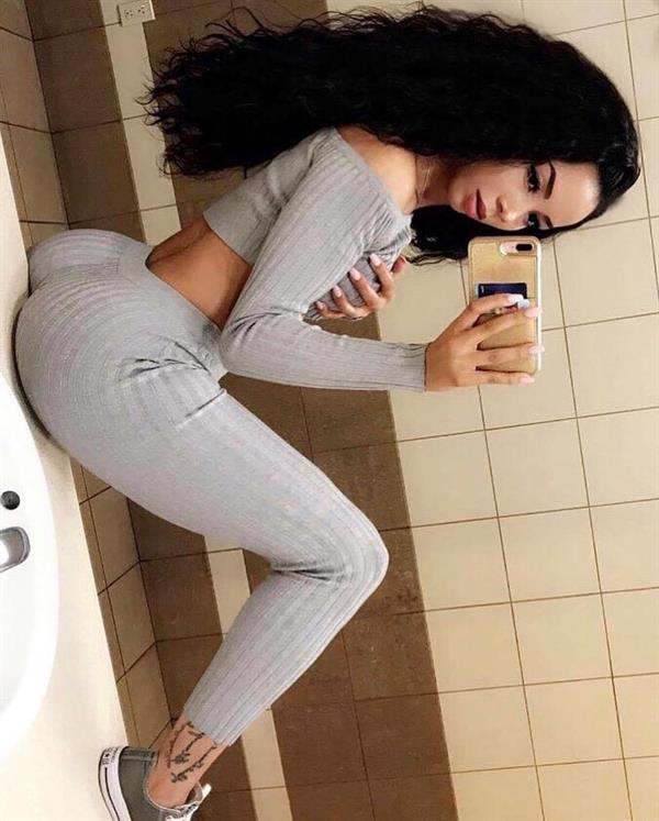 Brittany Renner taking a selfie