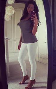Ludivine Sagna taking a selfie