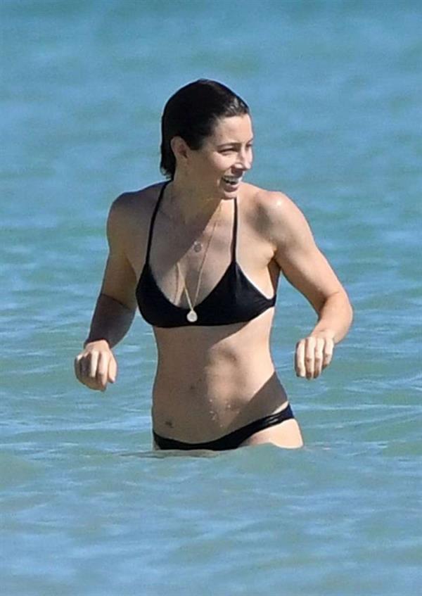 Jessica Biel in a bikini