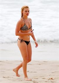 Margot Robbie in a bikini