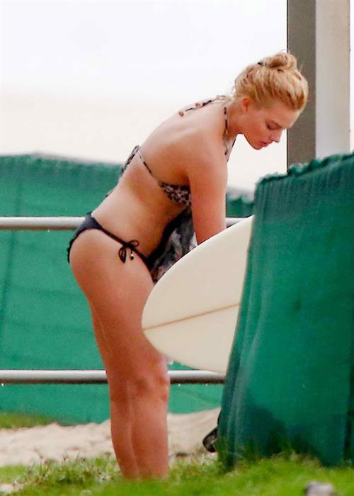 Margot Robbie in a bikini