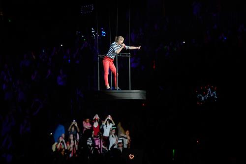 Taylor Swift In Concert at the Prudential Center in Newark, New Jersey on The RED Tour Mar. 27, 2013 