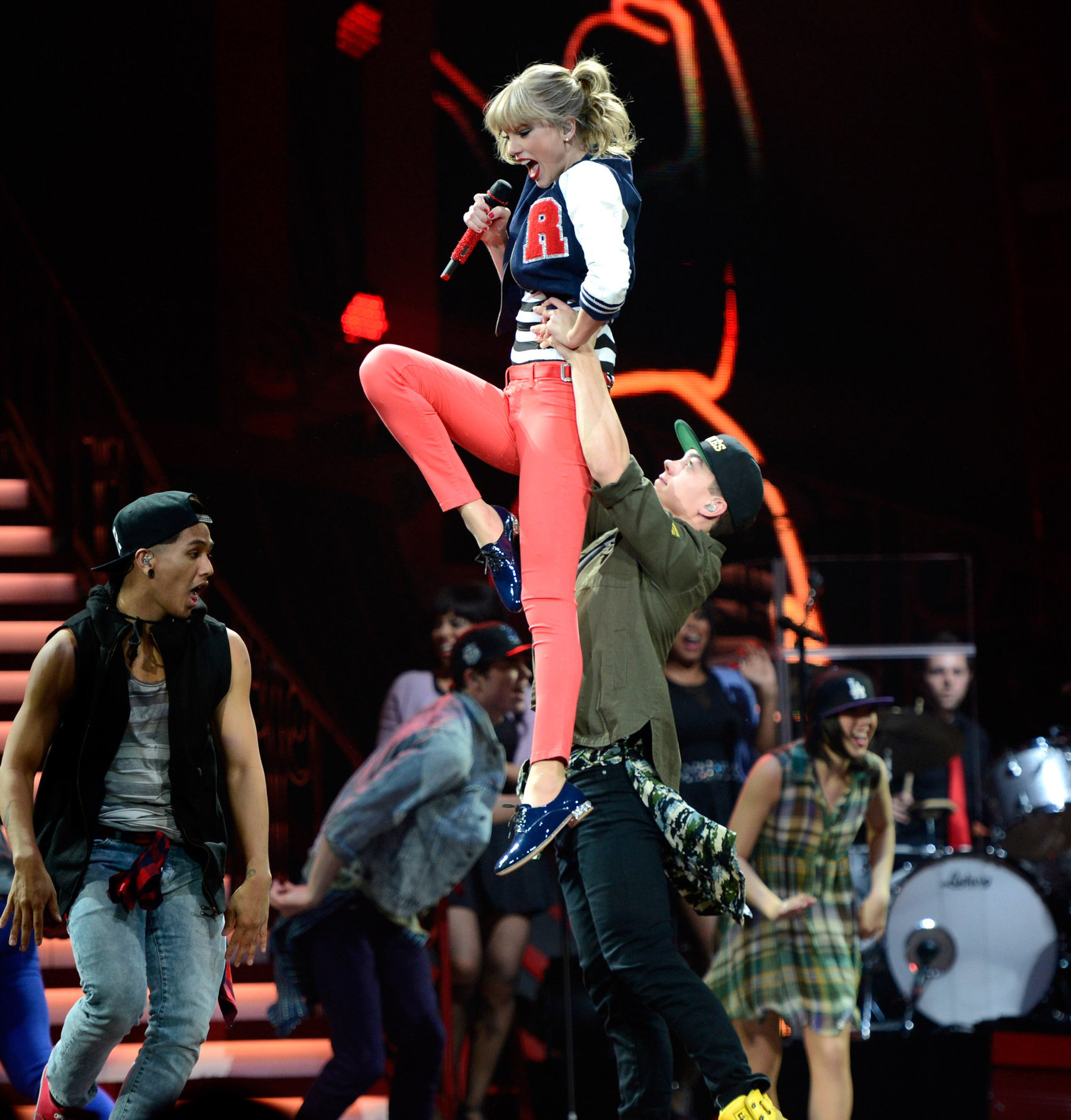Taylor Swift In Concert at the Prudential Center in Newark, New Jersey on The RED Tour Mar. 27, 2013 