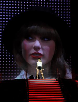 Taylor Swift In Concert at the Prudential Center in Newark, New Jersey on The RED Tour Mar. 27, 2013 
