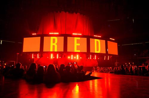 Taylor Swift In Concert at the Prudential Center in Newark, New Jersey on The RED Tour Mar. 27, 2013 