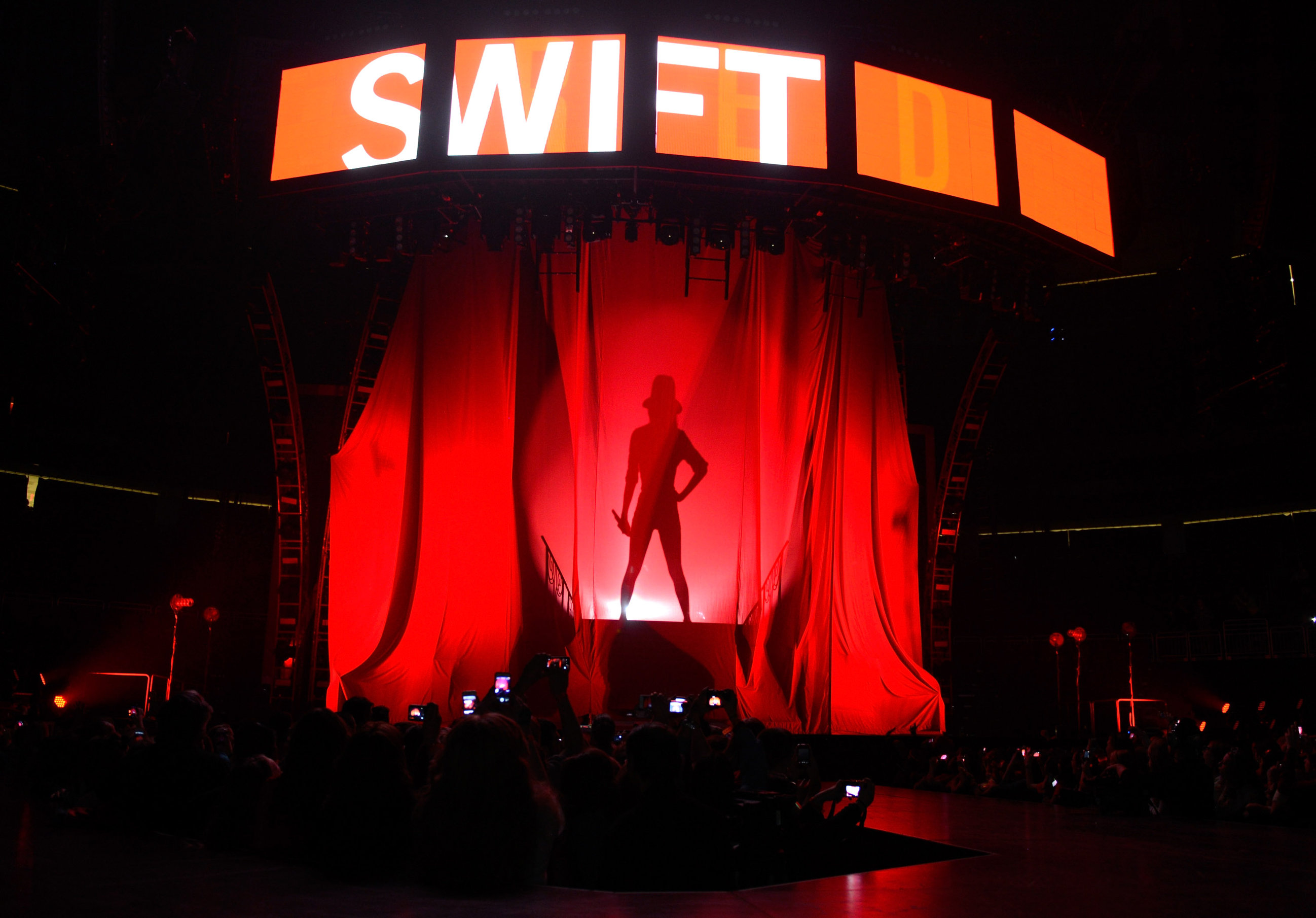Taylor Swift In Concert at the Prudential Center in Newark, New Jersey on The RED Tour Mar. 27, 2013 