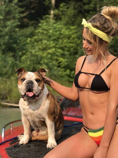 Sara Jean Underwood in a bikini